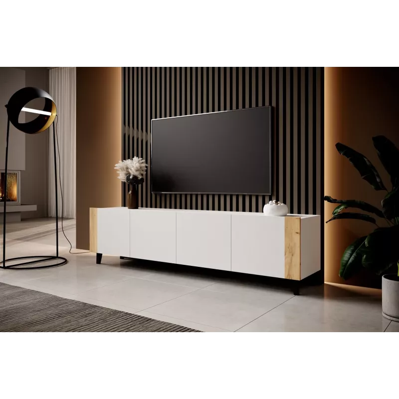 RTV-kapp FARO 200x42x52 valge matt + tamm craft