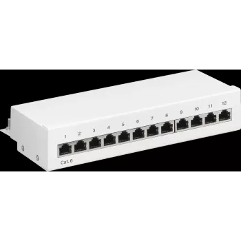 Goobay 62070 - RJ45 - Cat6 - 22/26 - White - 212 mm - 109 mm (62070)