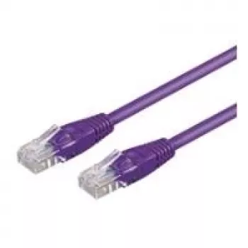 Wentronic Goobay CAT 5e paigalduskaabel, U/UTP, violetne, 0,25 m - CCA vase segu (95202)