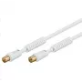Koaksiaalkaabel Microconnect COAX010WHQ isane-emane standardne 10m valge