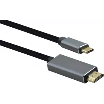 Kaabel helos Anschlusskabel USB 3.1 USB-C HDMI-le 1,8 m — must