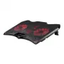 Sülearvuti jahutusalus ESPERANZA EGC102 — 4 ventilaatorit, USB-toitega, 2 kõrgusasendit, must, 415×305×27 mm