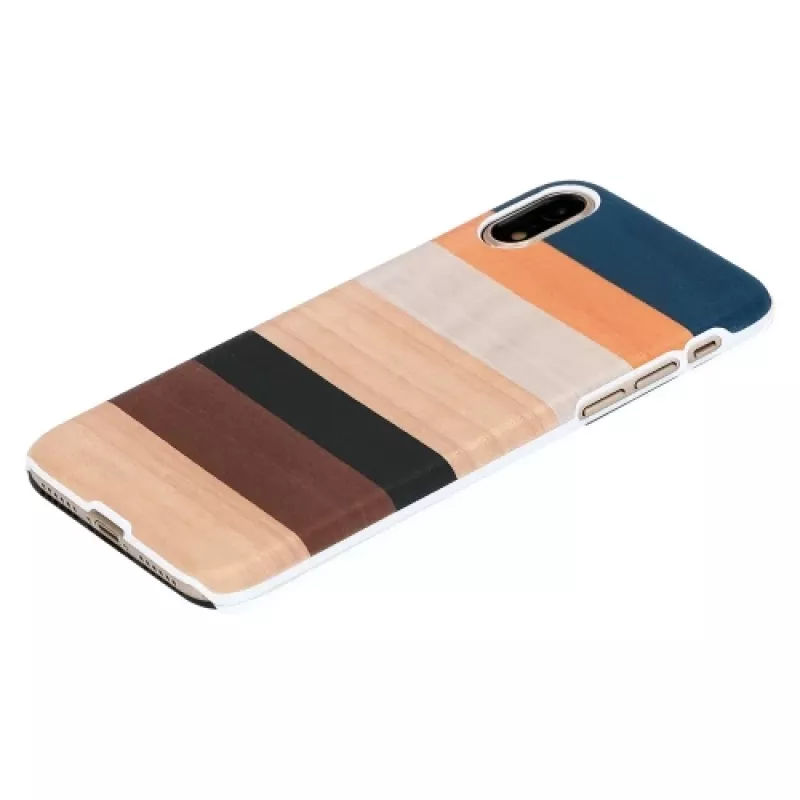 Nutitelefoni ümbris man and wood iPhone XR-le, valge, kaitsev kõva kest