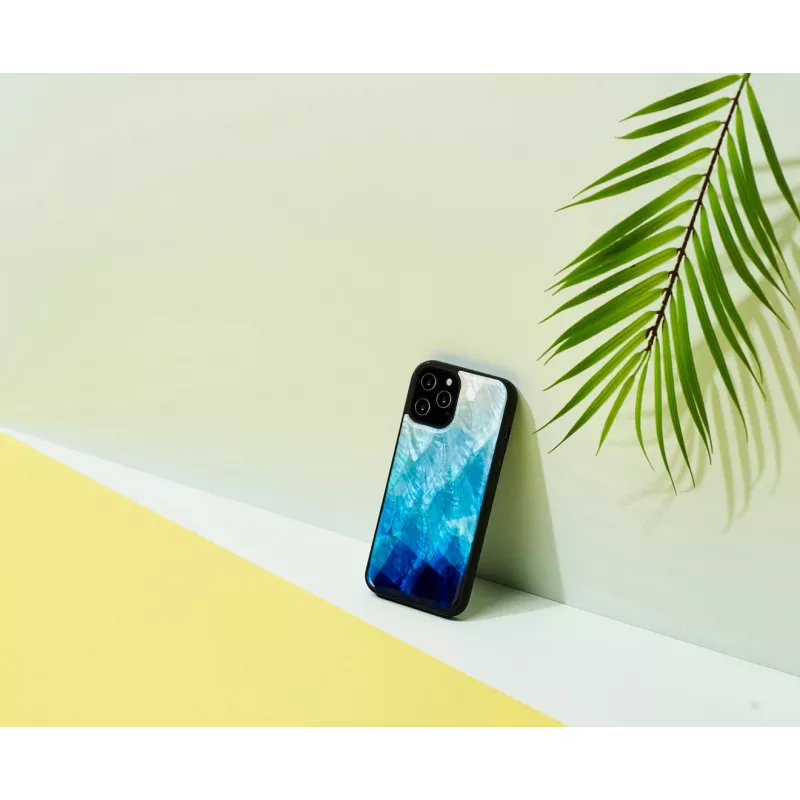 Kaitsev telefoniümbris iKins Apple iPhone 12 Pro Max jaoks — sinakas-must