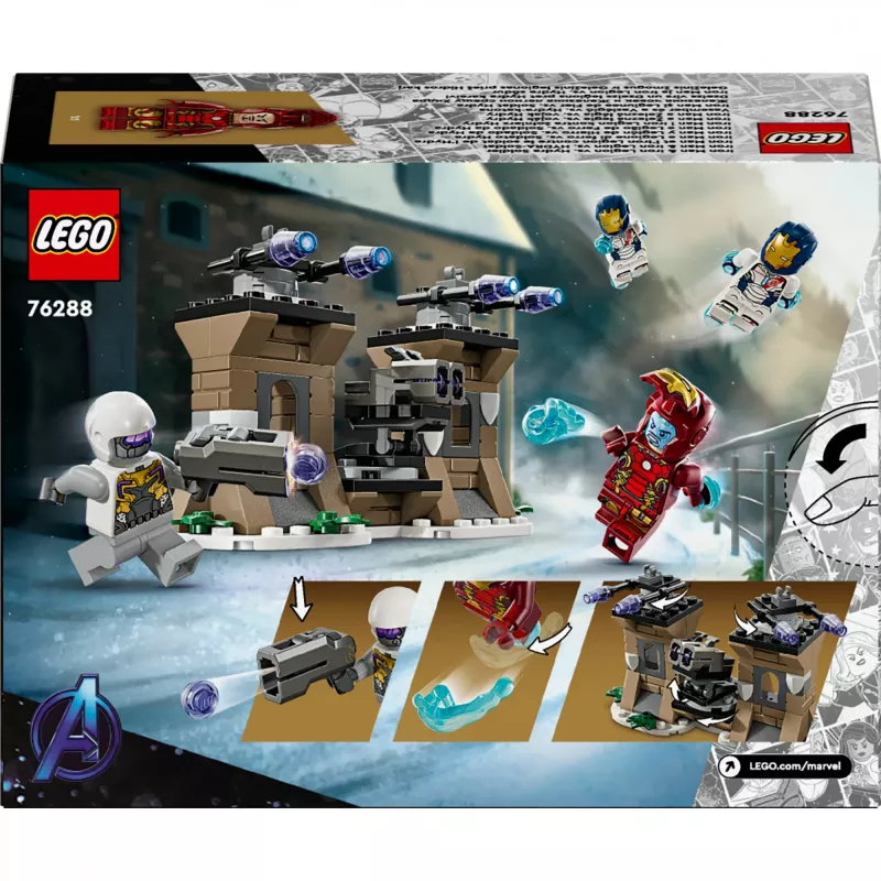 Ehitusmänguasi LEGO komplekt 76288 Marvel Super Heroes Raudmehe Raudleegion HYDRA sõdur, minifiguur, ehitatav mudel