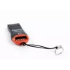 Kaardilugeja Gembird FD2-MSD-3 USB 2.0 must punane