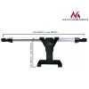 Maclean Brackets MC-657 Universaalne peatugedele kinnitatav tahvelarvuti hoidik autole, 7–10,1 tolli, reguleeritav 360° pöörlemine