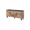 Cama sideboard LOTTA 150 2D3S wotan oak + mat Must