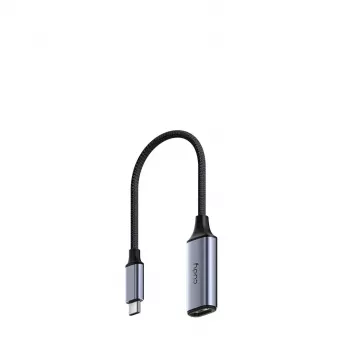 USB-C HDMI-adapter Cudy UH401 — 4K 60 Hz, HDMI 2.0, üks ekraan, alumiiniumkorpus
