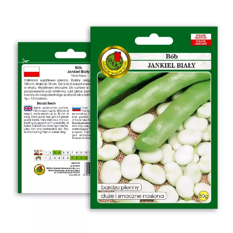 Seemnepakk Apte PNOS — Põlduba (fava) Jankiel Bialy, 50 g