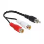 Audio kaabel DeLOCK 84493 0.2 m RCA 2 x RCA Must