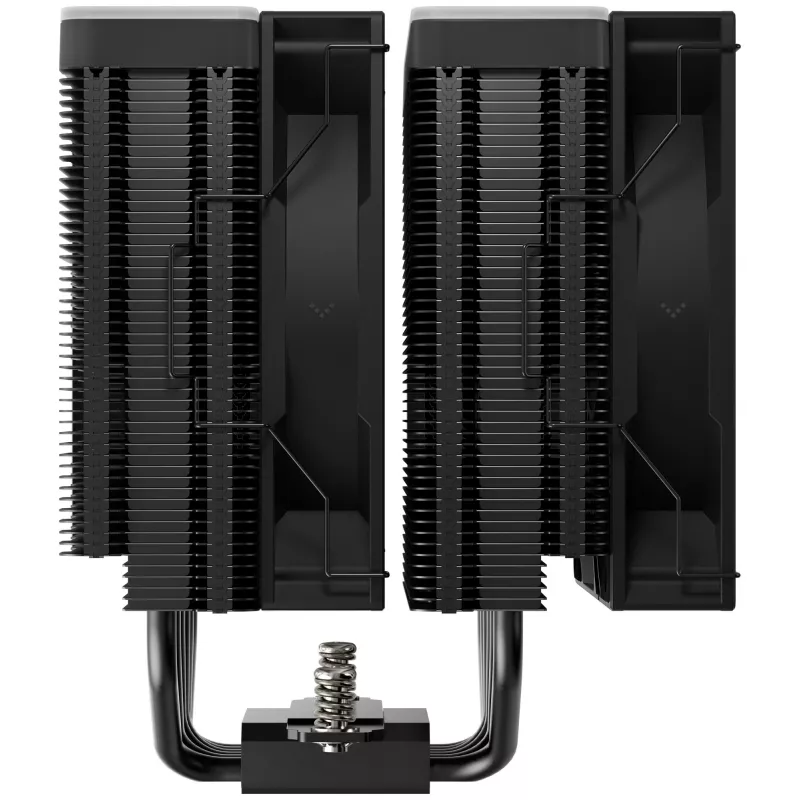 Õhkjahuti DeepCool AG620 BK ARGB V2 — 120 mm kahe ventilaatoriga, 6 soojustoru, LGA 1700/AM4/AM5 tugi, must