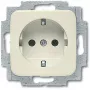 Pistikupesa Busch-Jaeger 2011-0-1318 CEE 7/3 2P+E 250V 16A Valge (71×41 mm)
