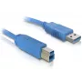 USB-kaabel DeLOCK 82434 1,8 m USB A USB B sinine