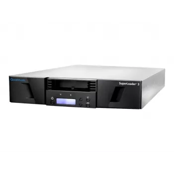 Salvestusseadmete automaatlaadija ja raamatukogu Quantum SuperLoader 3 lindikassetiga SAS 2700 GB/h