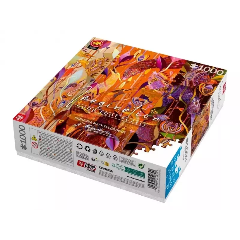Puzzle Good Loot Imagination - Karolina Matyjaszkowicz: In the Bird Thicket - Triptühhon 1000 tk