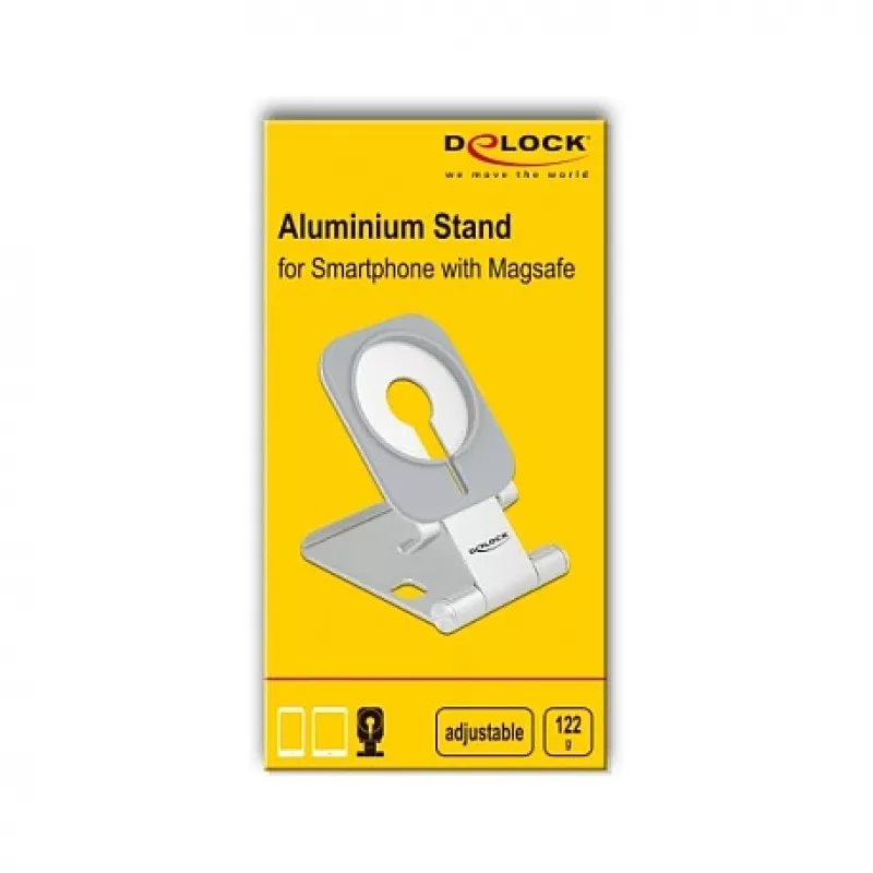 Passiivne hoidik DeLOCK 18426 Alumiinium Siseruumides Mobiiltelefon