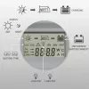 Qoltec, päikese MPPT laadimiskontroller temperatuurianduriga 20A 12V/24V LCD-ekraan 2 x USB