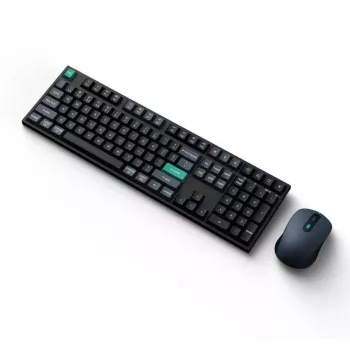 Klaviatuur Keychron B36 + BM25 täissuuruses 100% QWERTY inglise, USB + RF-juhtmevaba + Bluetooth, käärikujulised lülitid, must, kaasas hiir