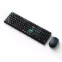 Klaviatuur Keychron B36 + BM25 täissuuruses 100% QWERTY inglise, USB + RF-juhtmevaba + Bluetooth, käärikujulised lülitid, must, kaasas hiir