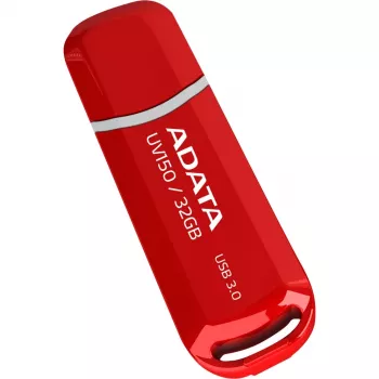 USB-mälupulk ADATA DashDrive UV150 32GB, USB Typee-A 3.2 Gen 1, punane, korgidisain