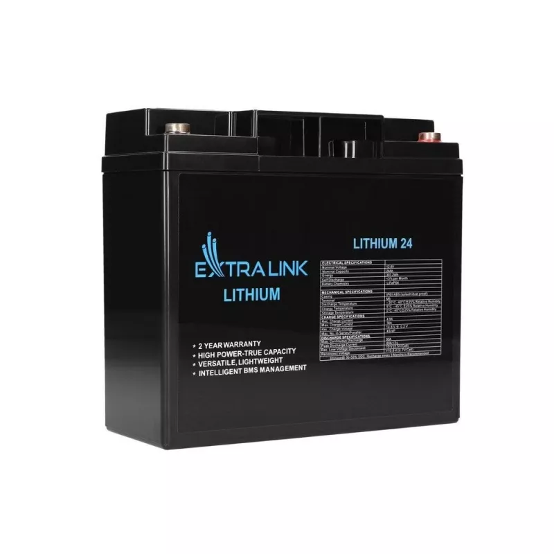 Extralink taaslaetav aku LiFePO4 24000 mAh 12,8 V