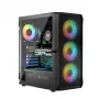 Arvutikorpus Logic Concept Portos ARGB ATX Must