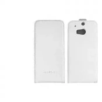 Nevox RELINO - ümbrisega kaitseümbris mobiiltelefonile - PU tehismahk - Hall, Valge - HTC One (M8) jaoks