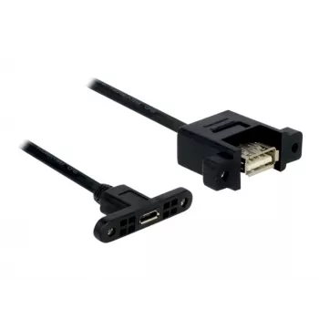 USB-kaabel Micro-USB B USB A DeLOCK 85109 0,25 m