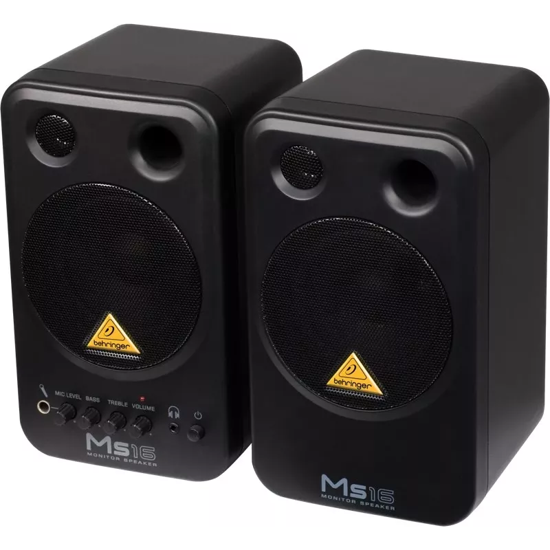 Behringer MS16 kõlar 2-süsteemne Must Juhtmega 16 W