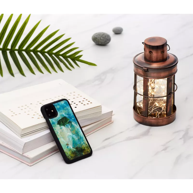 iKinsi nutitelefoni ümbris iPhone 11 jaoks — Must Camille disain, kaitsev kate
