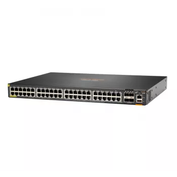 Hewlett Packard Enterprise HPE Aruba Networking CX 6200F 48G Class4 PoE 4SFP+ 740W lüliti - lüliti - max. virnastuskaugus 10 km - L3 - hallatav - 48 x 10/100/1000 (PoE+) + 4 x 1 Gi
