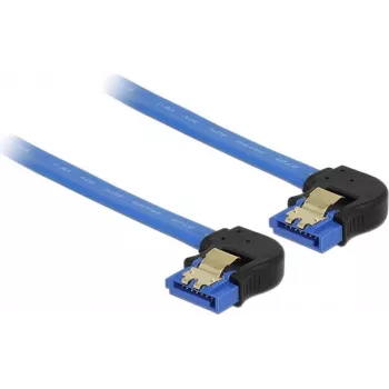 SATA-kaabel DeLOCK 85095 0,2 m must sinine