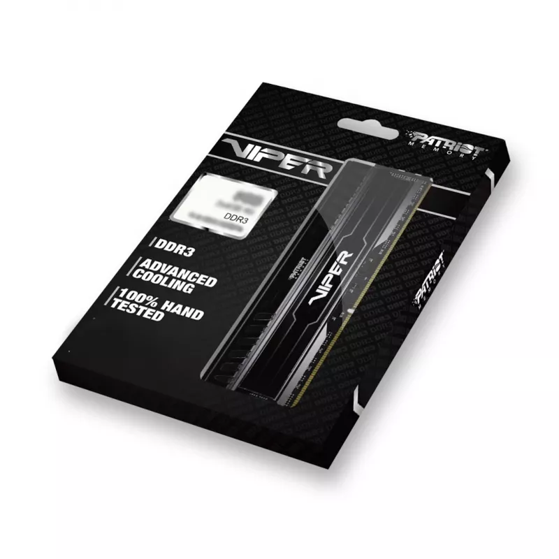 Patriot Viper 3 Black Mamba PV38G160C9K mälu 8 GB (2x 4 GB) DDR3 1600 MHz CL9 DIMM, must