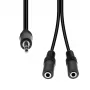 ProXtend 3-kontaktiline kaabel kahele 2-kontaktilisele M32XM2F-002, 1 m, 18 AWG