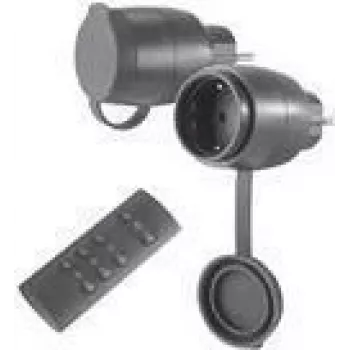REV - Smartplug-Kit - mini - juhtmevaba - 433,05 - 434,79 MHz - must (0085600503)