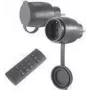 REV - Smartplug-Kit - mini - juhtmevaba - 433,05 - 434,79 MHz - must (0085600503)
