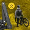Koklapitav jalgrattalukk MANTA XR00FL01 — segmenteeritud disain raamile kinnitamiseks