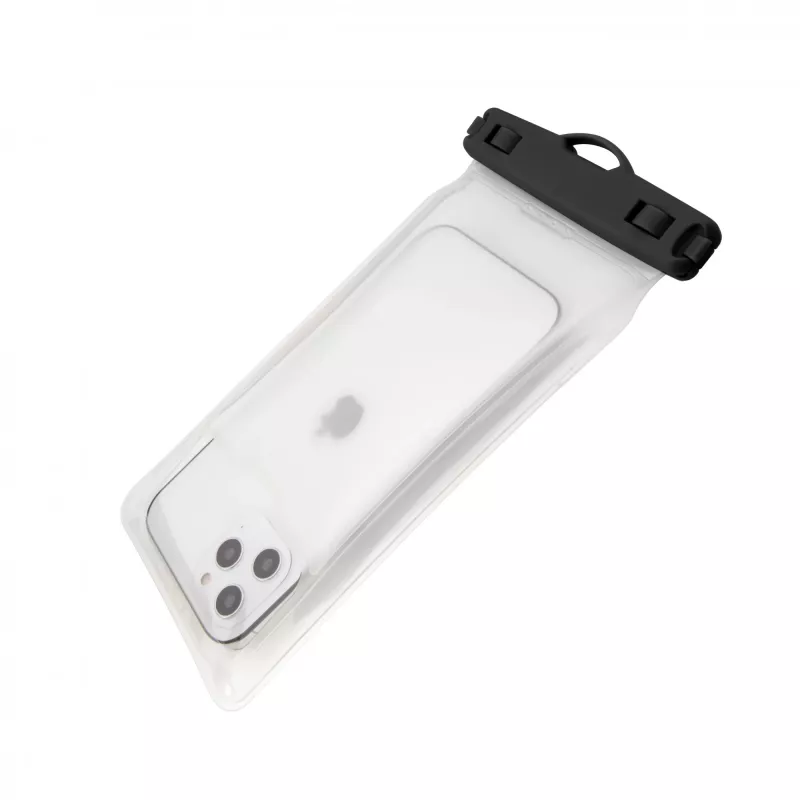 Veekindel universaalne mobiiltelefoni kaitseümbris FIXED Fixed Float — Must, universaalne sobivus, veekindel varrukas