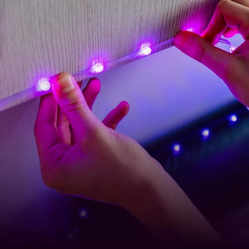 Twinkly Dots 60 RGB USB nutituled, 3 m, must