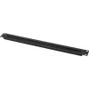 Kaablihaldusriba helos 328897 1U must 48,3 cm