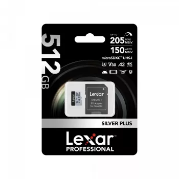 Flash Memory Lexar 512GB UHS-I microSDXC SILVER PLUS