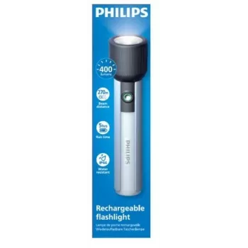 Taskulamp Philips Laetav USB-C 400 lm 2000 mAh – kaasaskantav LED-käsivalgusti