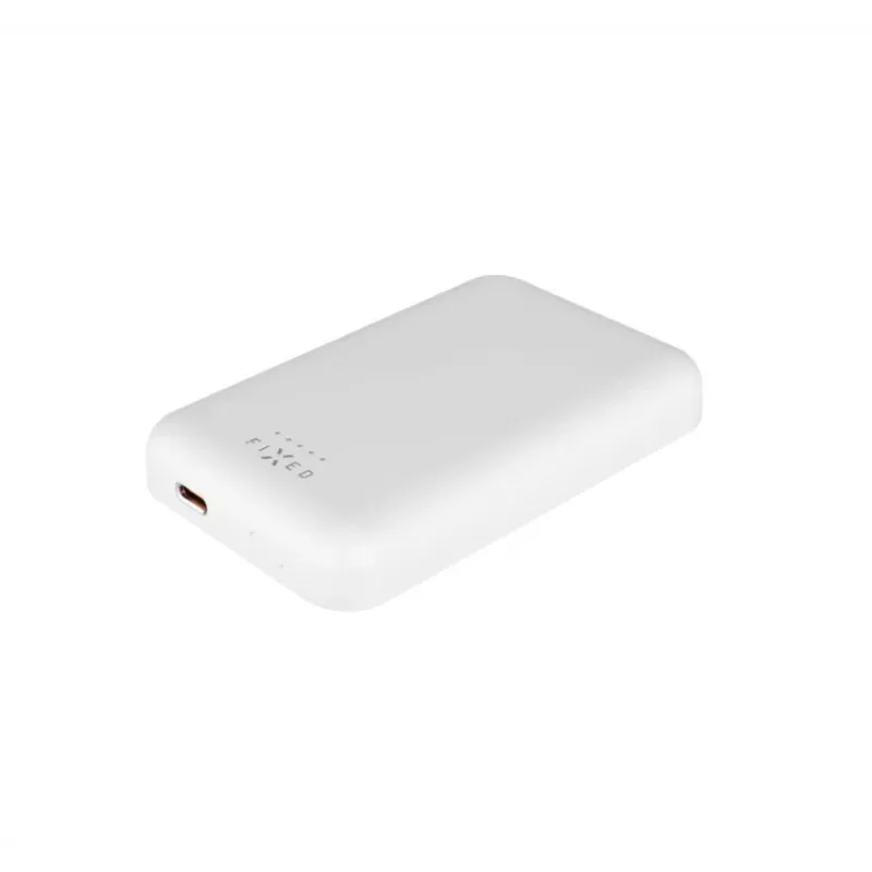 Kaasaskantav akupank FIXED FIXZENM-6-WH — 6000 mAh, USB-C kiirlaadimine, valge