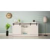 kummut 160x80x35 GRANERO valge/läikiv valge