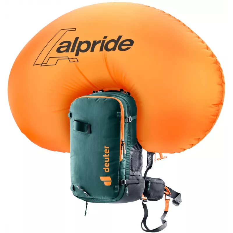 Deuter Alproof 30 SL laviinipakett - Must/Roheline denim