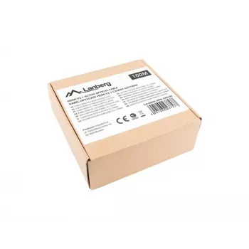 HDMI-kaabel Lanberg CA-HDMI-30FB-1000-BK 100 m Must