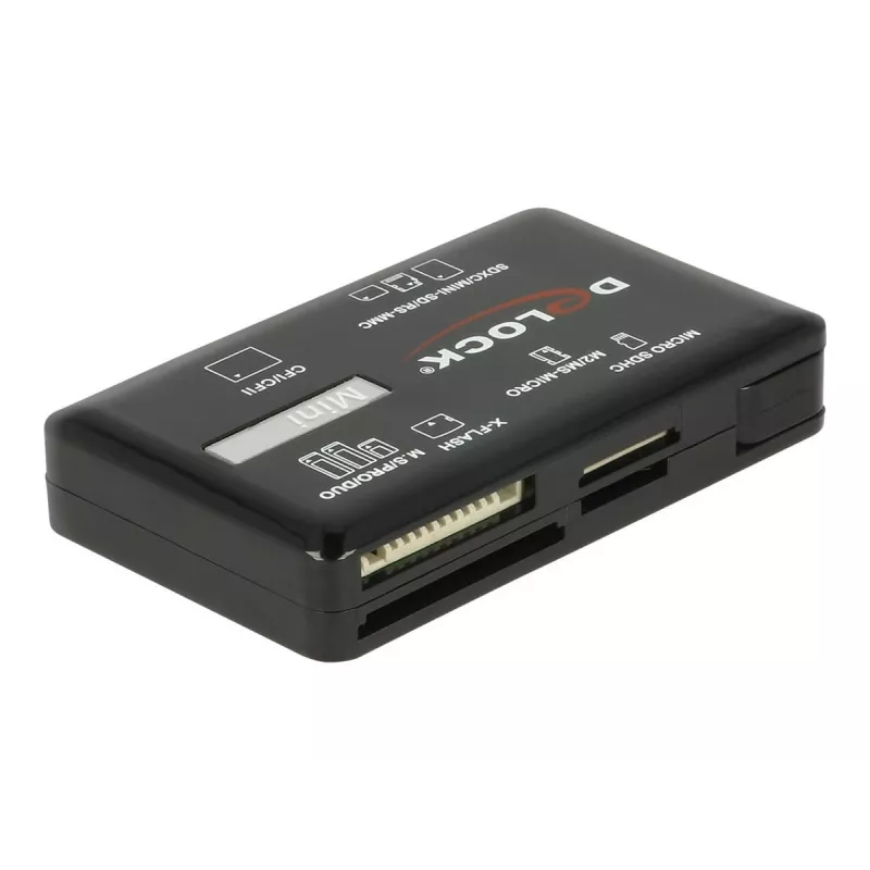 DeLOCK SuperSpeed USB-kaardilugeja CF SD Micro SD MS M2 xD 5 Gbps