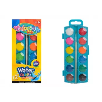 Colorino Kids Vesivärvid väikesed 12 värvi