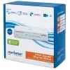 Manhattan 5-pordine gigabitine Etherneti kommutaator, lauaarvuti suurus, plastist, IEEE 802.3az (energiatõhus Ethernet), kolmeaastane garantii, karp